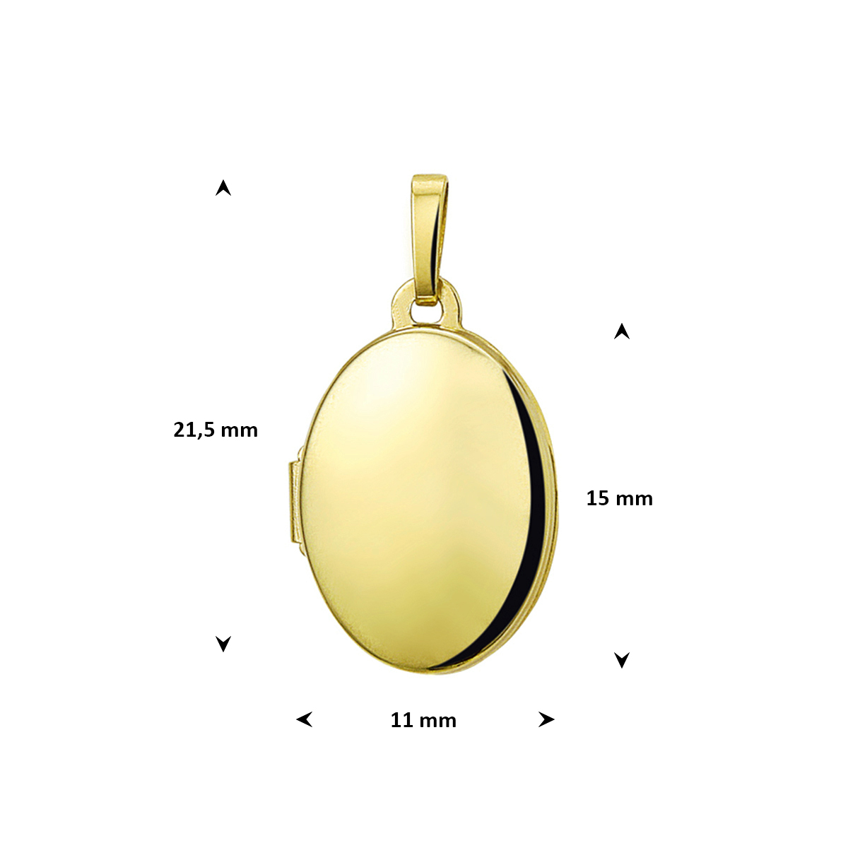 Alternative view of 14 karaat gouden medaillon 4005729