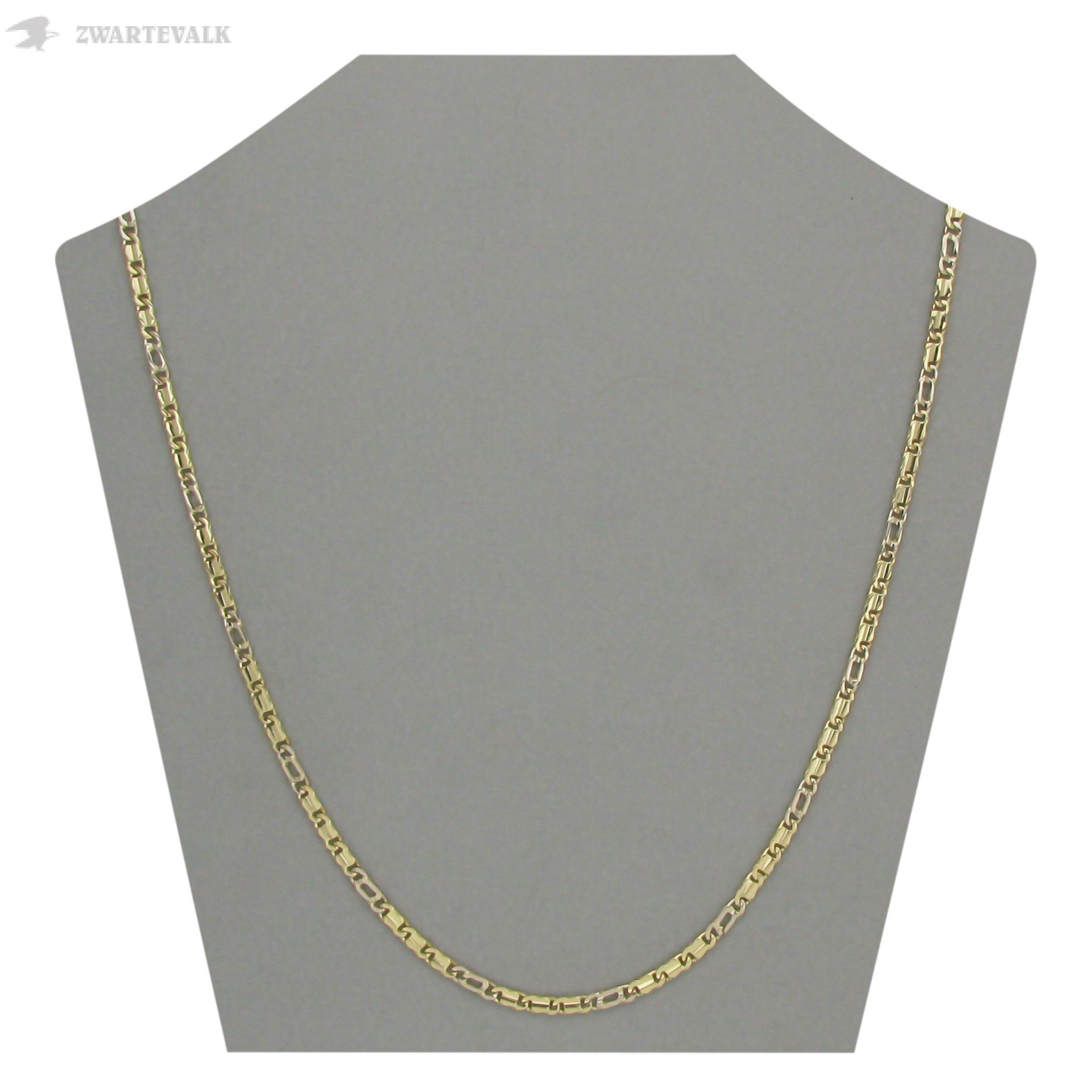 DJADEE Venetiaanse ketting Goud 24 Karaat verguld, Heren Dames, waterbestendig, nikkelvrij, 24-karaats gestempeld, 2 mm x 45 cm, Goud