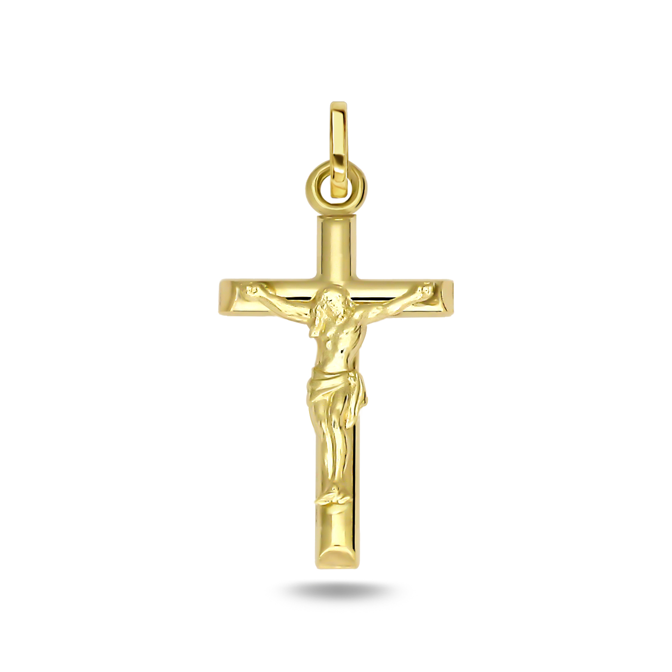 14 karaat gouden kruis met Jezus 14.287