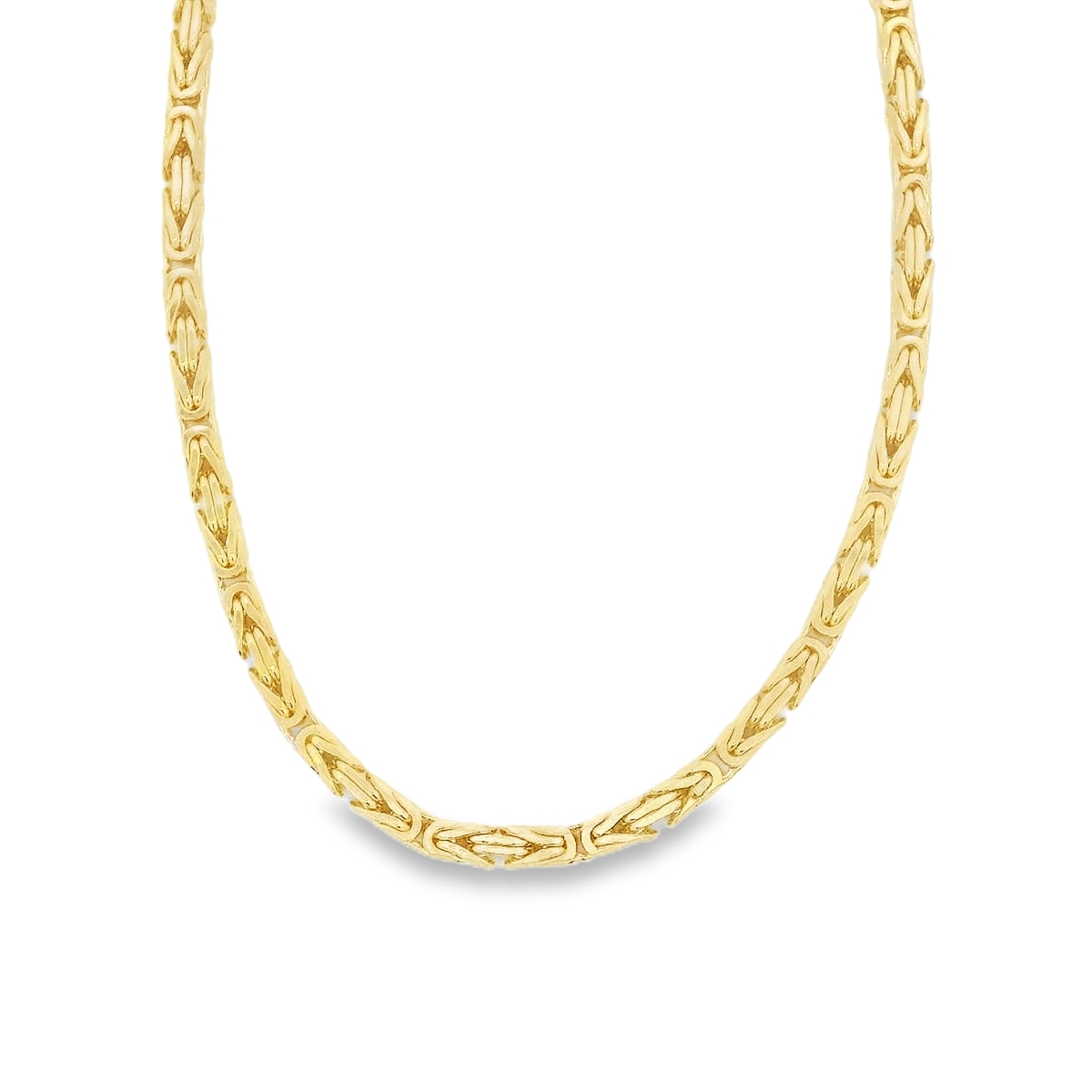14 karaat gouden koningsschakel ketting BZD068