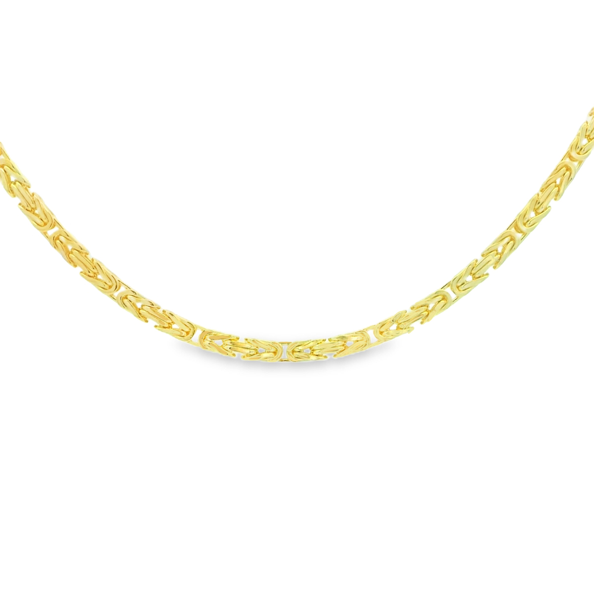 14 karaat gouden koningsschakel ketting BZD080