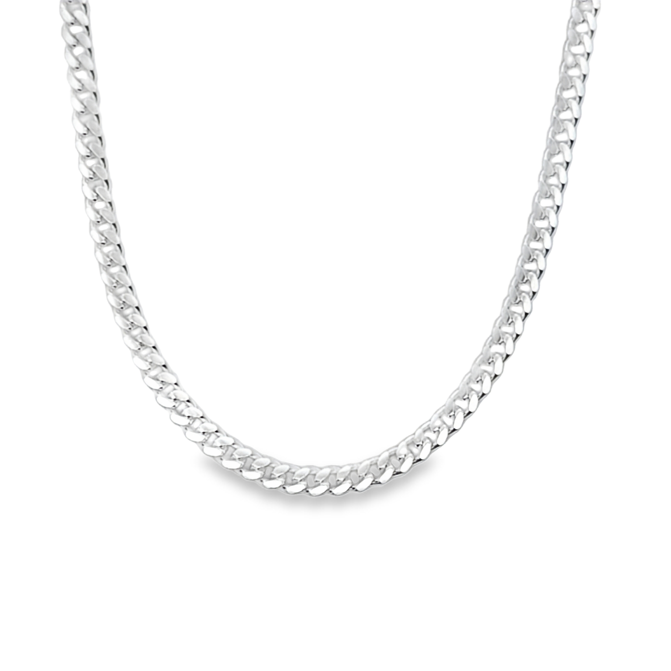 Zilveren gourmet schakel ketting 25.014