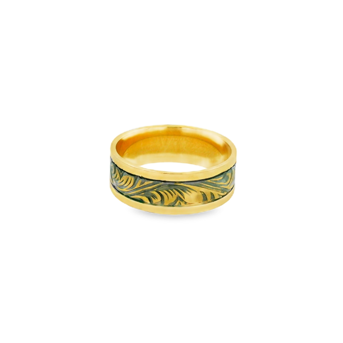 14 karaat gouden ring EL258 - Afbeelding 3