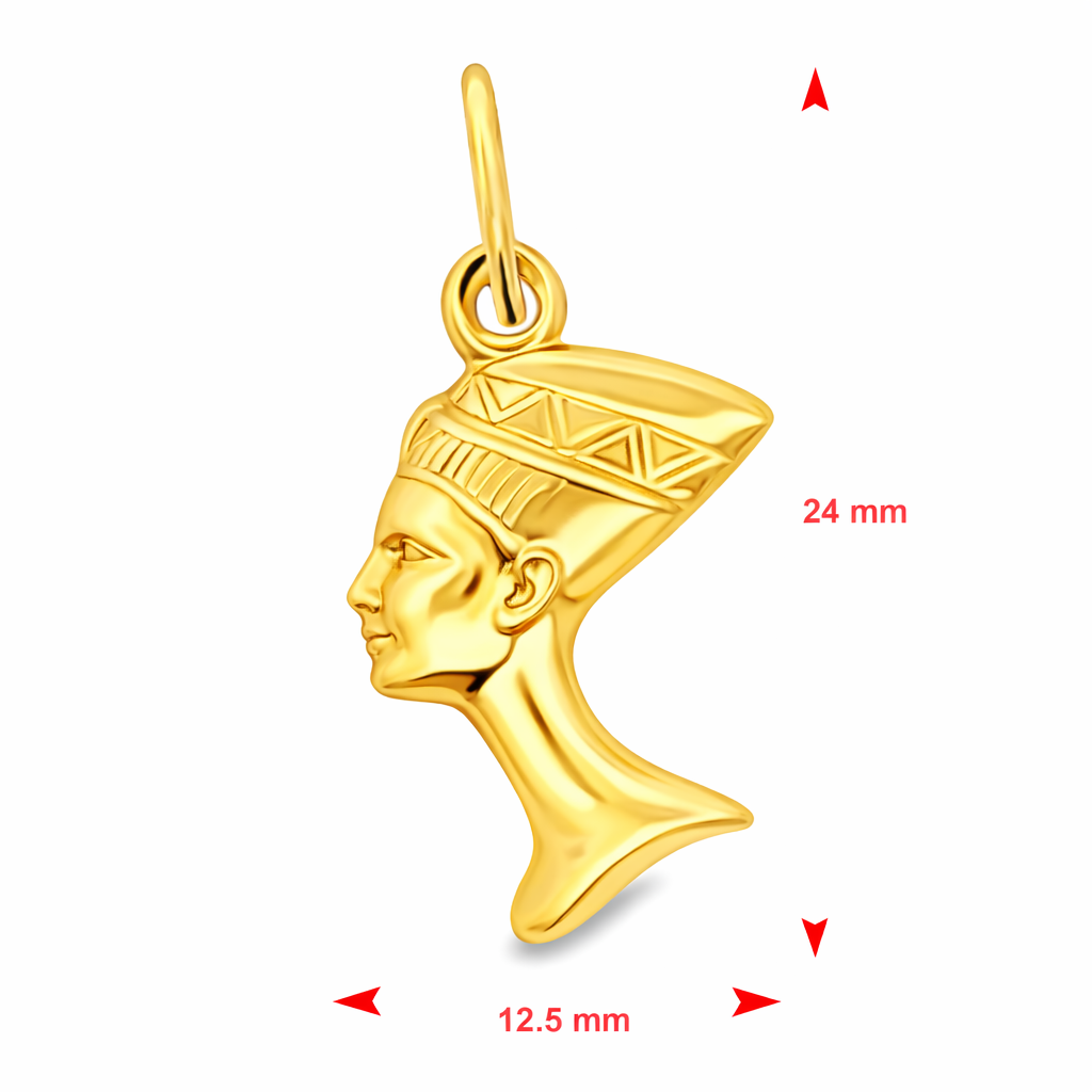 Alternative view of 18 karaat gouden Nefertiti hanger