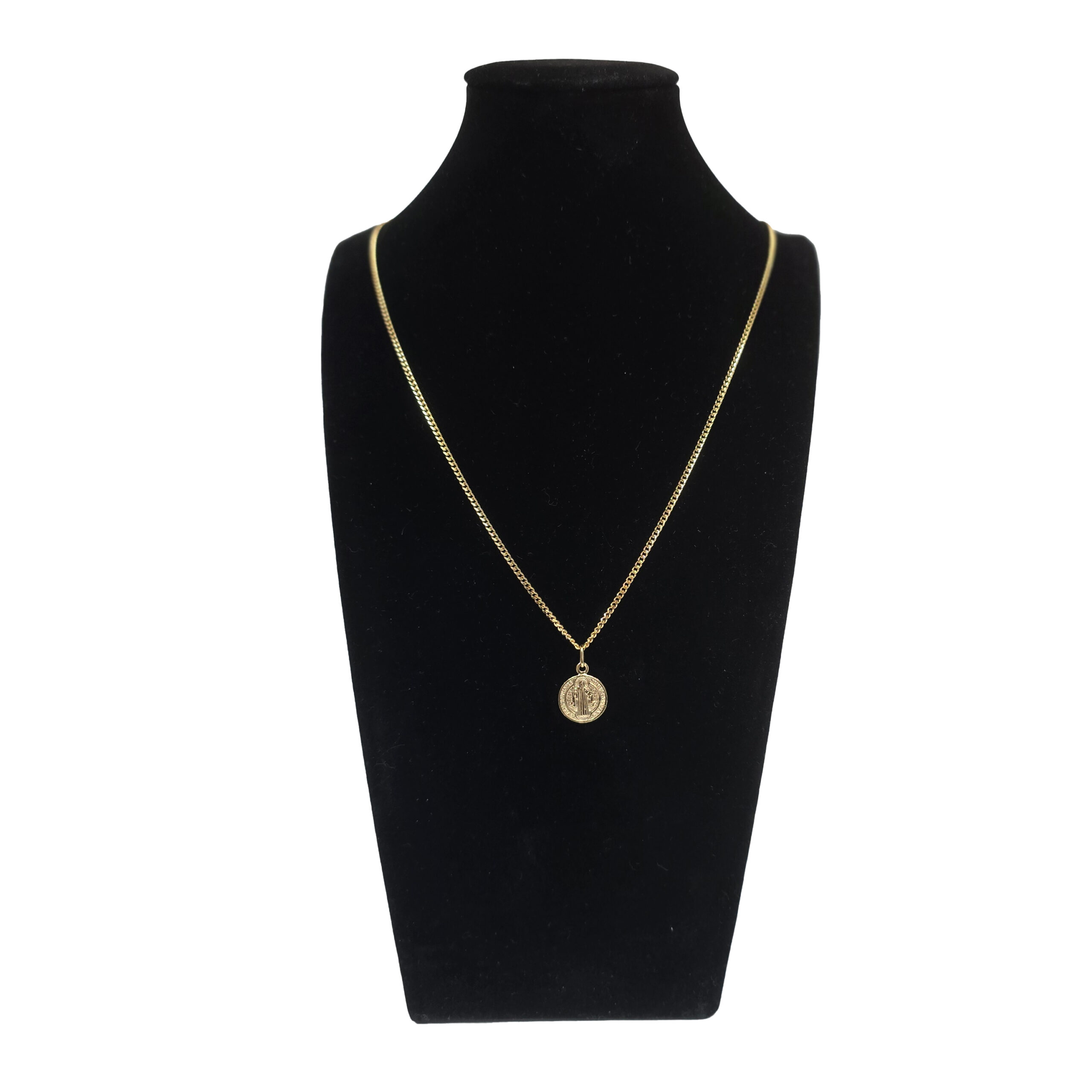 14 karaat gouden Sint Benedictus hanger 14.315 - Afbeelding 3