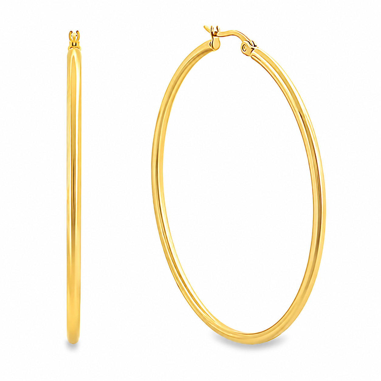Stainless steel goldplated oorbellen 32.003-G - Afbeelding 7