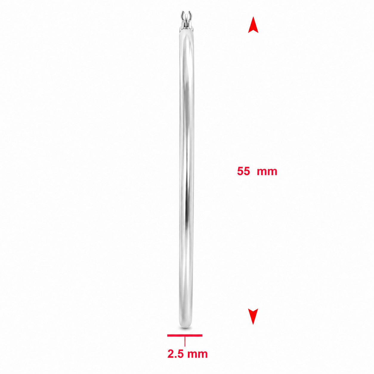 Stainless steel oorbellen 32.003-W - Afbeelding 6
