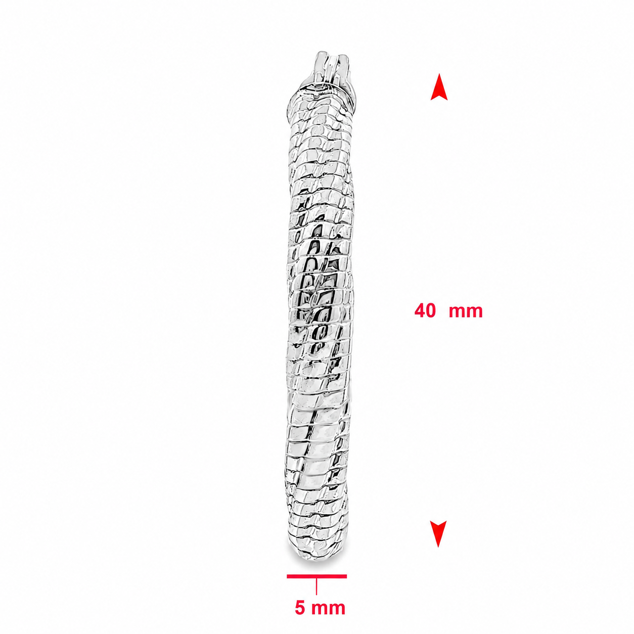 Alternative view of Stainless steel oorbellen 32.006-W