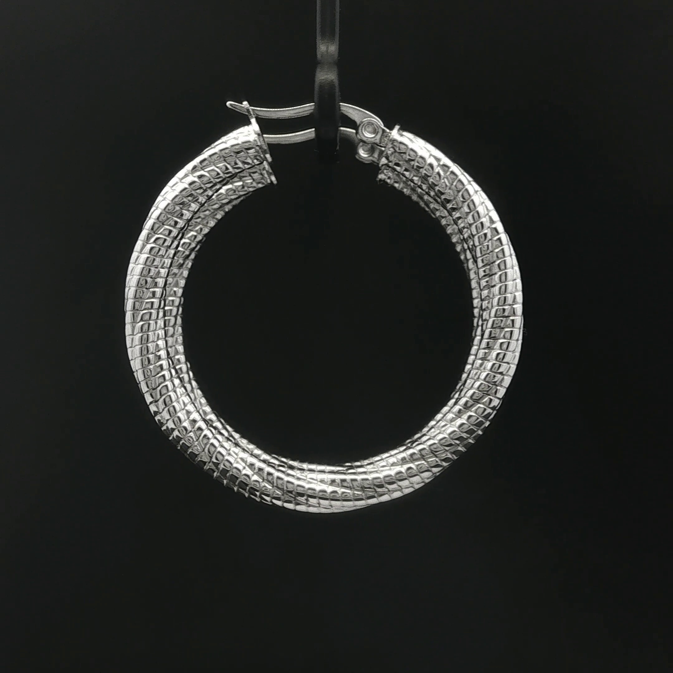 Stainless steel oorbellen 32.006-W - Afbeelding 6