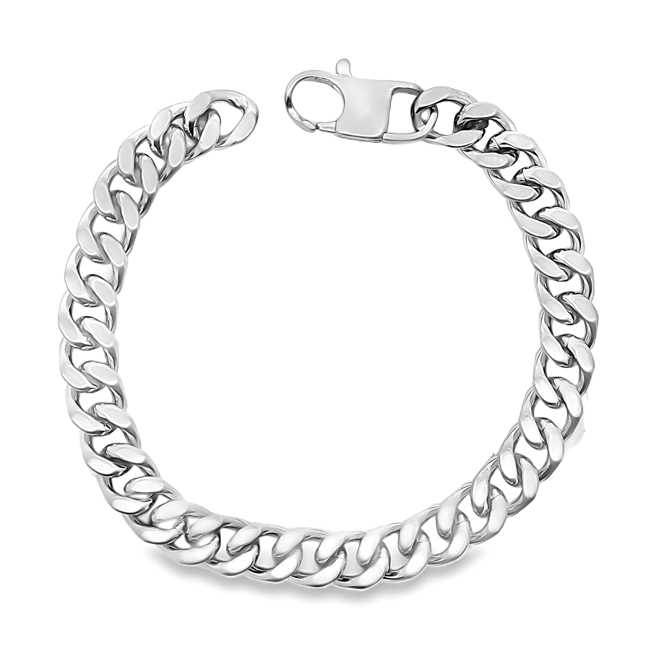Stalen gourmet armband 33.124