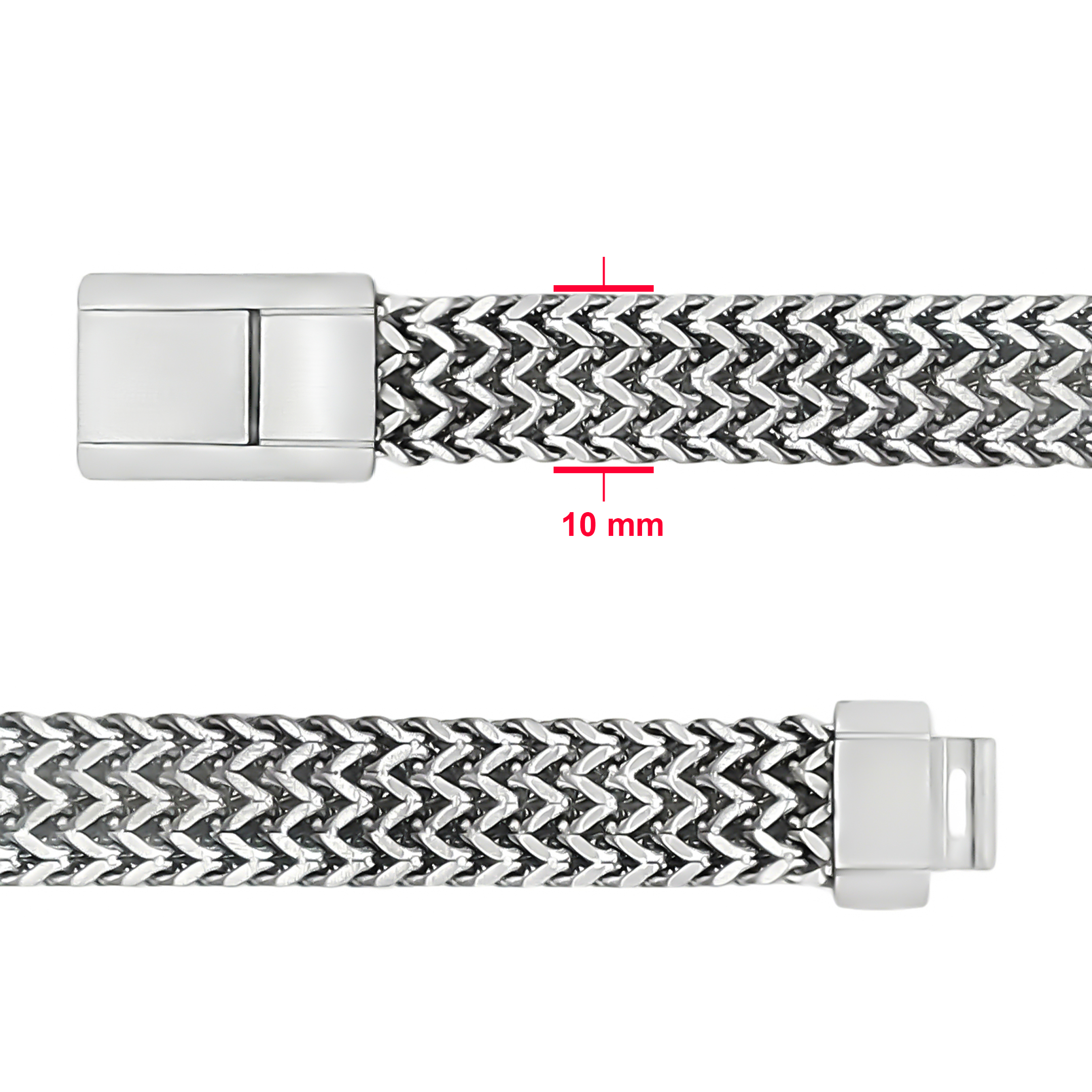 Alternative view of Stalen schakel armband 33.125-GL