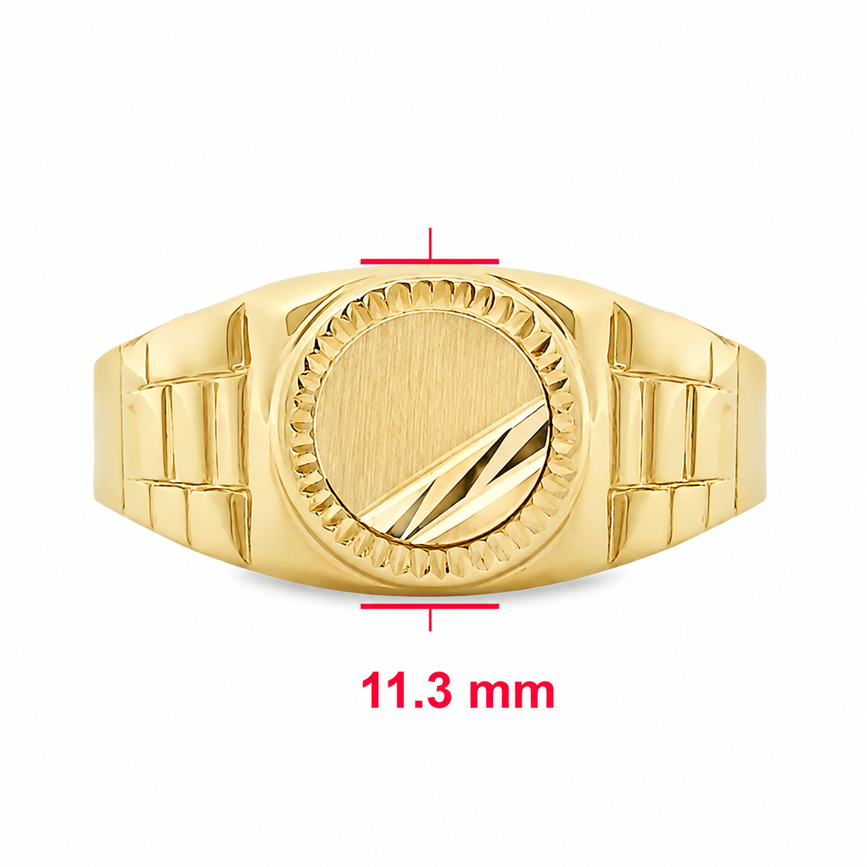 Alternative view of 14 karaat gouden zegelring 170559